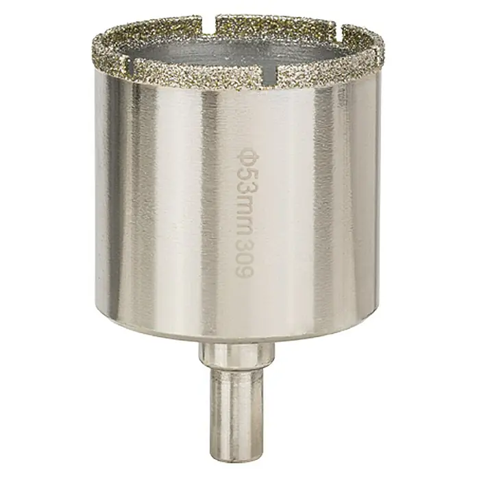 Craftomat Dijamantna kruna za bušenje rupa Keramik - 53 mm, Dubina reza: maks. 35 mm - Pogled sprijeda