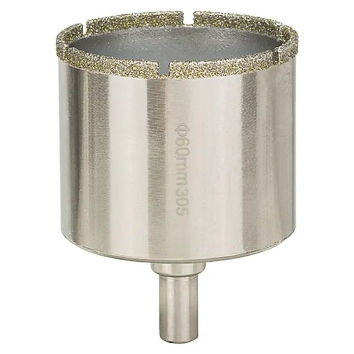 Craftomat Dijamantna kruna za bušenje rupa Keramik - 60 mm, Dubina reza: maks. 35 mm - Pogled sprijeda