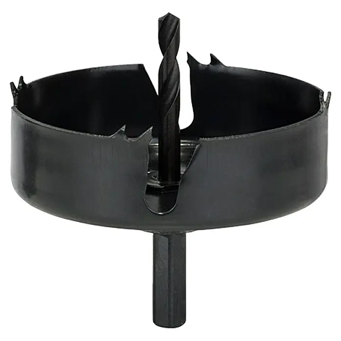 Craftomat Kruna za bušenje rupa u drvu - 86 mm, Promjer brtve: ¼″ Hex - Pogled sprijeda