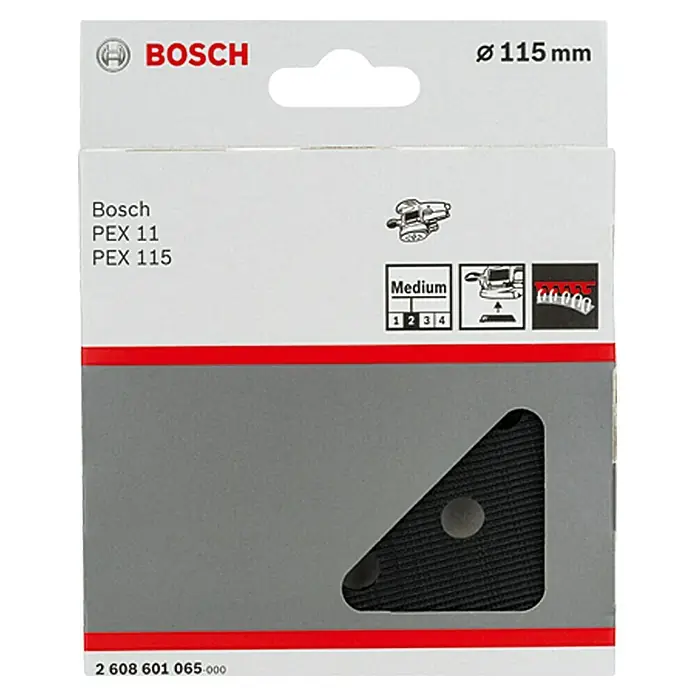 Bosch Schleifteller PEX 11 / 115 - Durchmesser: 115 mm - Vorderansicht