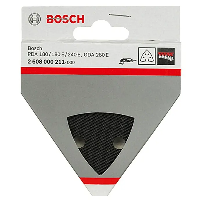 Bosch Schleifplatte PDA 180 / 240 - Klettbefestigung - Vorderansicht