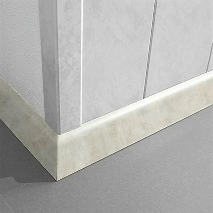 LOGOCLIC Fußleiste K 58 Metallic - 2,6 m x 10 mm x 58 mm