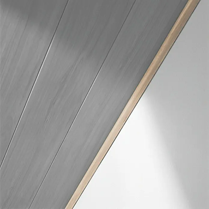 LOGOCLIC Abdeckleiste Eiche Colorado - 2,6 m x 25 mm x 6 mm - Detailaufnahme