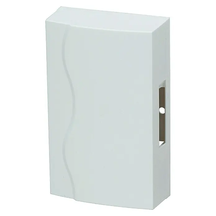 Heidemann 2-Klang-Gong Onda - 45 x 105 x 168 mm, 82 dB, Weiß, Kunststoff - Vorderansicht