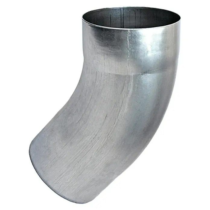 Sarei Fallrohrbogen - Nennweite: 80 mm, Winkel: 40 °, Aluminium - Vorderansicht