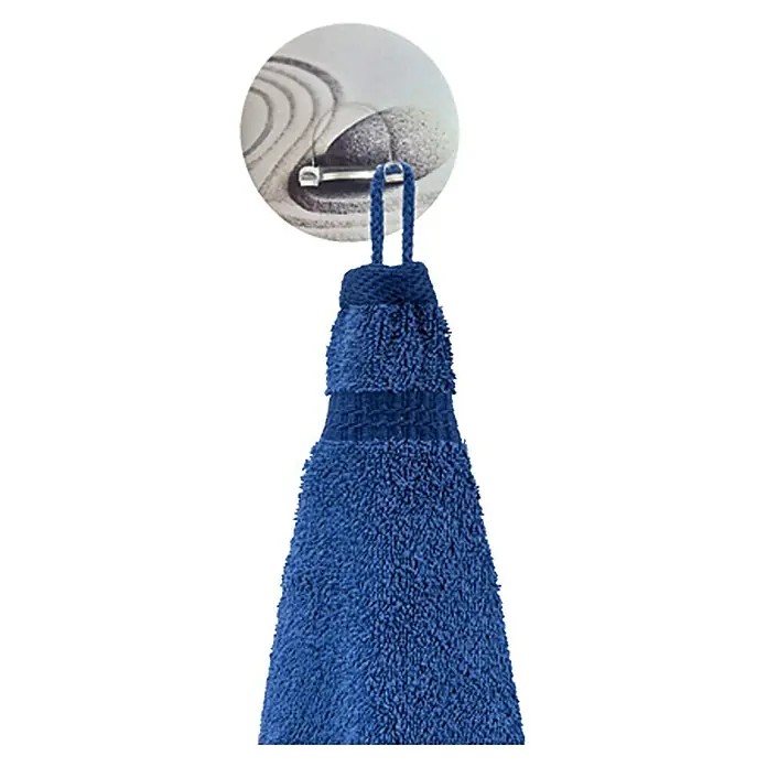 Wenko Gancho para pared Static-Loc Uno - Arena & Stone, Con adherencia estática - Producto en uso