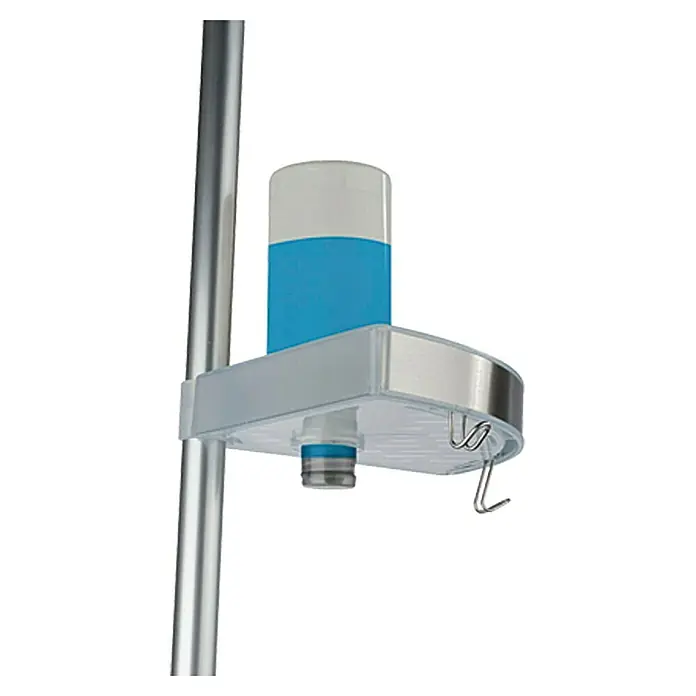 Wenko Teleskopski kutni stalak za kupaonsku galanteriju Premium - Podešavanje po visini: 70 cm - 260 cm, 3-katno, Plemeniti čelik