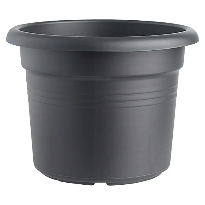 Elho Tegla za cvijeće - Maks. vanjski promjer: 20 cm, Visina: 15 cm, Plastika, Crne boje - Pogled sprijeda