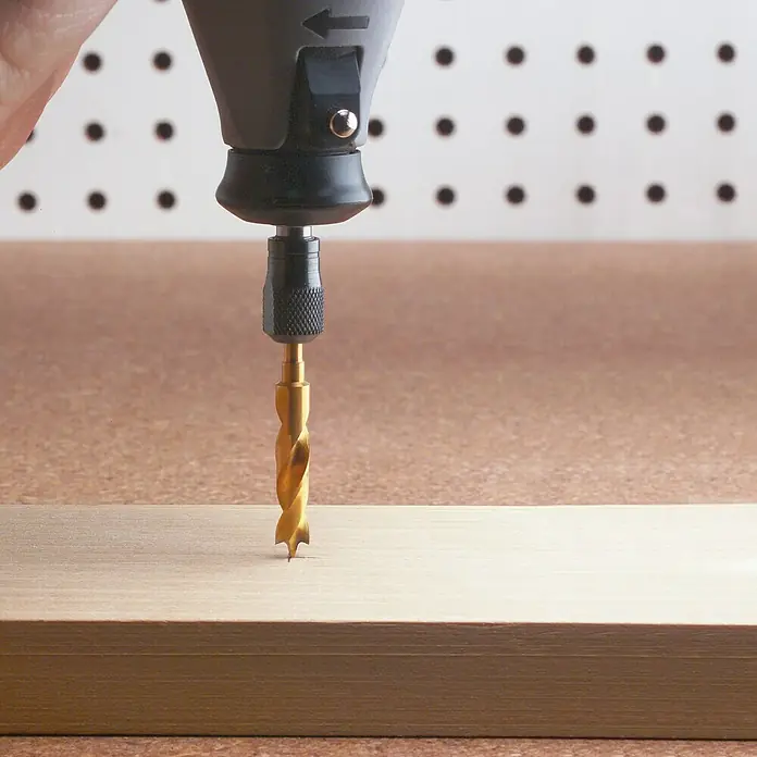Dremel Holz-Bohrersatz Mod. 636 - 4 Stk., 3 mm - 6 mm - Anwendungsbeispiel