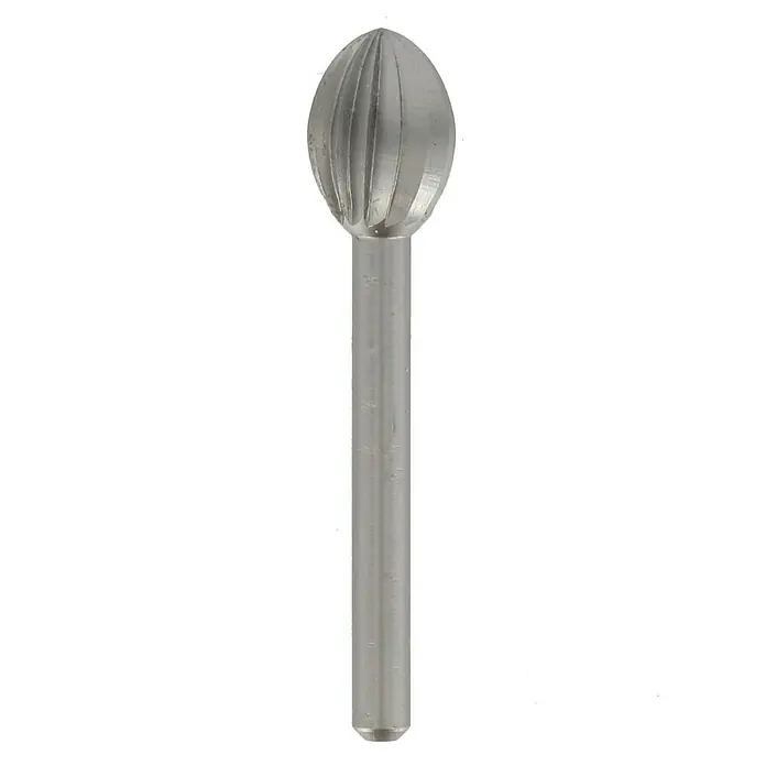 Dremel Fräsmesser Mod. 144 - Durchmesser Kopf: 7,8 mm, Ellipsenkopf, Hartmetall, 2 Stk. - Vorderansicht