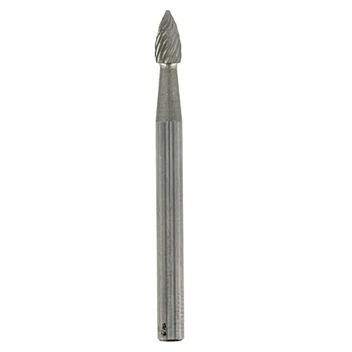 Dremel Wolfraamcarbide frees Mod. 9911 - Kopvorm: Kogelkop, Werkdiameter: 3,2 mm, 1 st. - Vooraanzicht