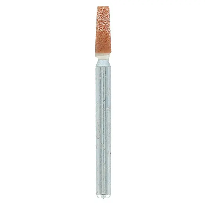 Dremel Korund-Schleifspitze Mod. 997 - Durchmesser Kopf: 3,4 mm Stift, 3 Stk. - Vorderansicht