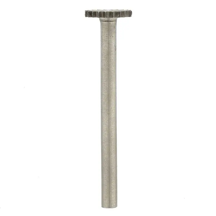 Dremel Fresa de alta velocidad Mod. 199 - Diámetro cabeza: 9,5 mm, Disco, Metal duro, 2 ud. - Vista frontal