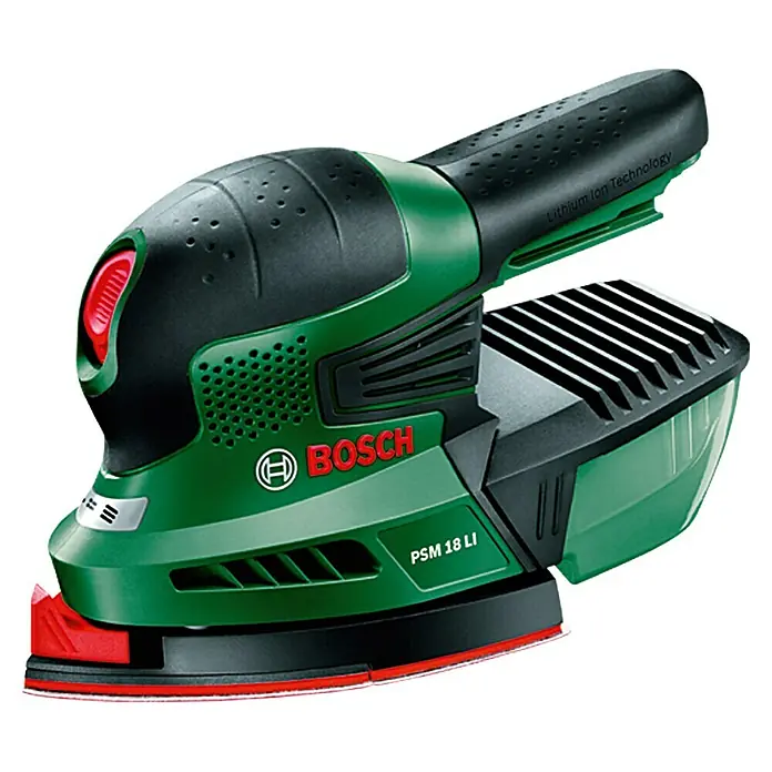 Bosch 18 V Power for All Akku-Multischleifer PSM 18 LI - 18 V, Li-Ionen, Ohne Akku, 22.000 U/min