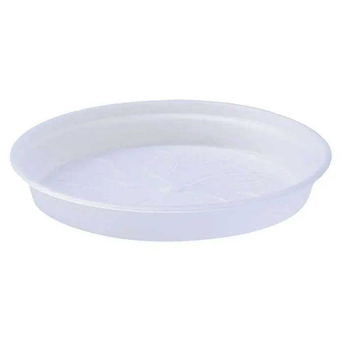 Elho Green Basics Podložak za teglu za cvijeće Orchid - Vanjska dimenzija (ø x V): 14 x 1 cm, Plastika, Prozirno - Pogled sprijeda