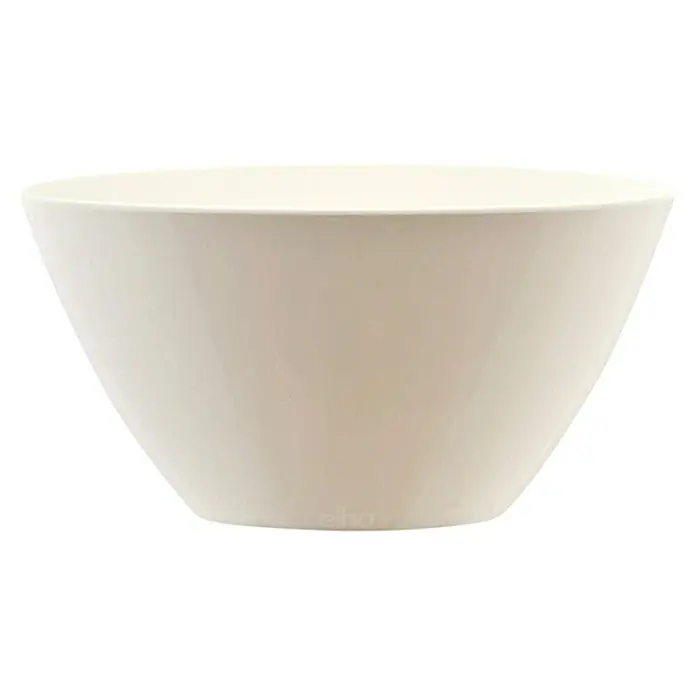 Elho Brussels Diamond Ukrasna posuda - Vanjska dimenzija (D x Š x V): 20 x 14 x 10 cm, Plastika, Bijele boje, Sjaj - Pogled sprijeda