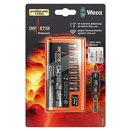 Wera Premium Plus Bit-Set 8740 Impaktor