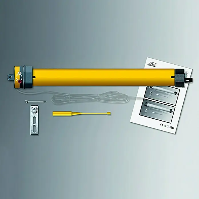 Schellenberg Rohrmotor Maxi Basic 6 - Max. Rollladenfläche: 3 m² bei Kunststoffrollläden, Einbaulänge: 500 mm, Zugkraft: 15 kg