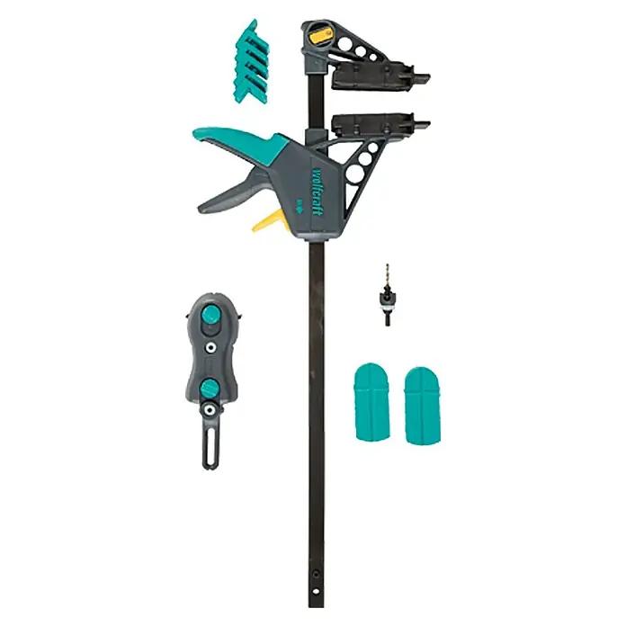Wolfcraft Komplet za terase - 10 -dij., Prikladno za: Podne daske za terase širine do 20 cm - Pogled sprijeda