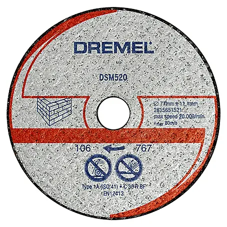 Dremel  Doorslijpschijf voor metselwerk DSM 520