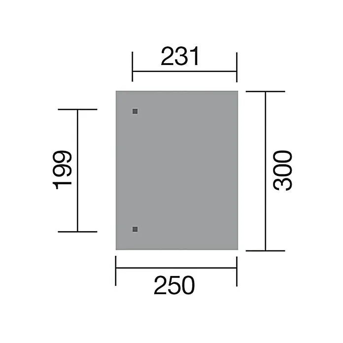 Weka Terrassenüberdachung Salsa - 4,6 m², Kiefer