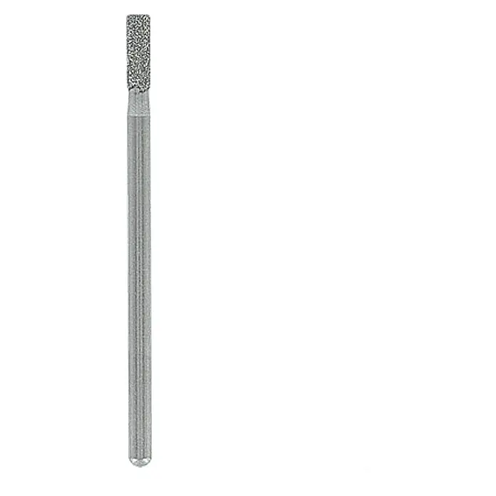 Dremel Gyémántra szerelt pontok 7122 - Fej átmérője: 2,4 mm-es henger, 2 db - Elülső nézet
