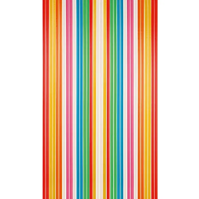 Trakasta zavjesa - Više boja, 90 x 200 cm - Pogled sprijeda