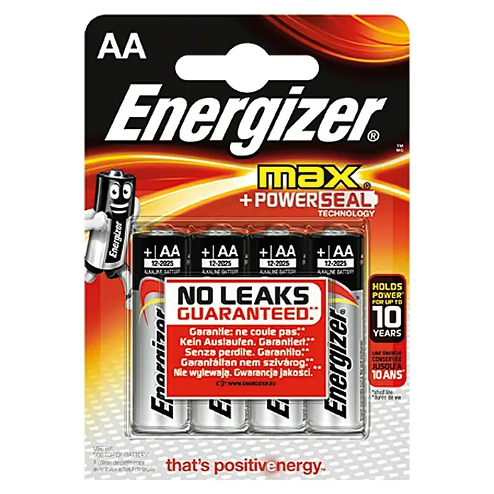 Energizer Batterij Max - Mignon AA, 1,5 V, Alkaline, 4 st.