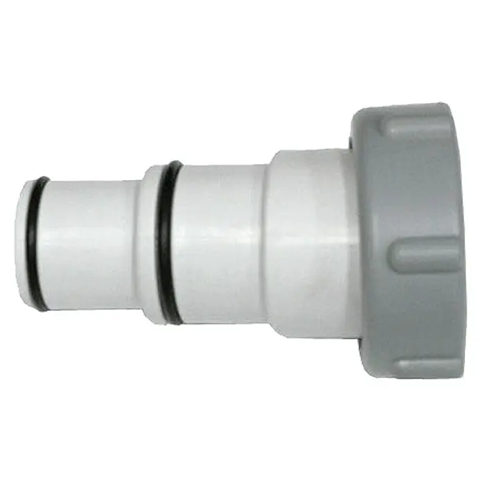 Intex Adapter - Außendurchmesser: 38 mm, Innendurchmesser: 32 mm, Größe Anschluss: 2″ - Linke Seitenansicht