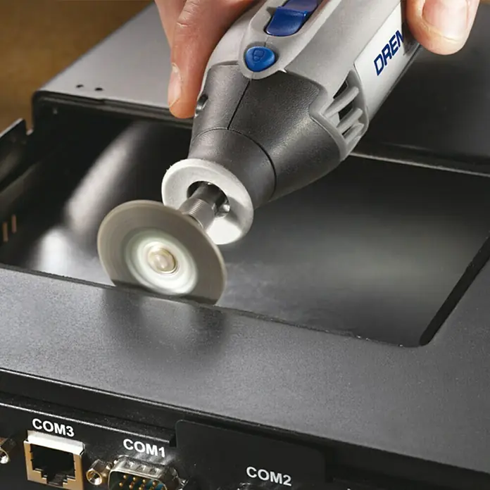 Dremel EZ SpeedClic Schleifscheibe SC 541 - Arbeitsdurchmesser: 38 mm, 2 Stk., Geeignet für: Metall - Anwendungsbeispiel