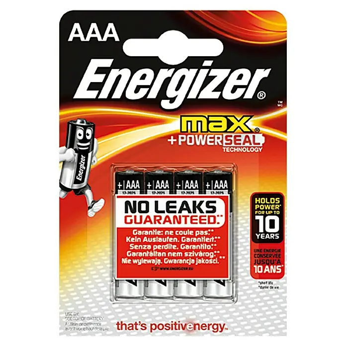 Energizer Baterije Max - Micro AAA, 1,5 V