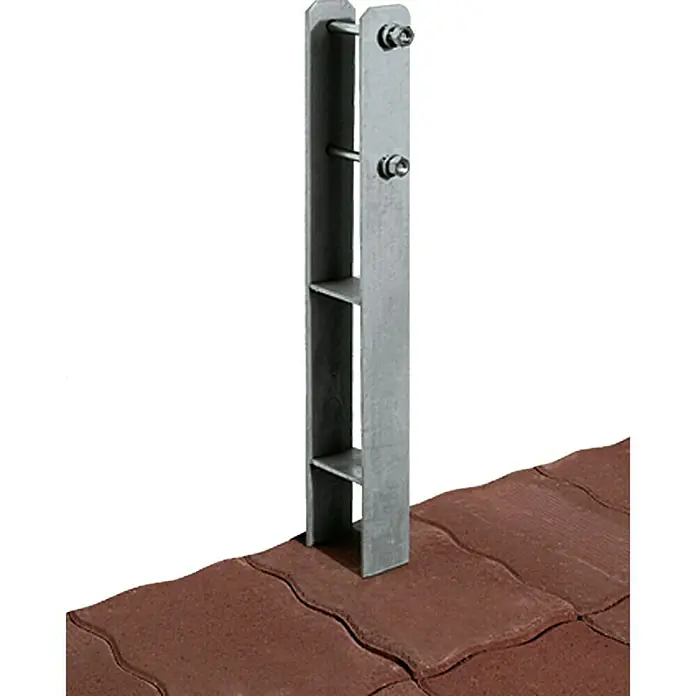 Weka H-Anker - 6 Stk., Passend für: Weka Y-Doppelcarport & Optima Einzelcarport Gr.1 - Vorderansicht