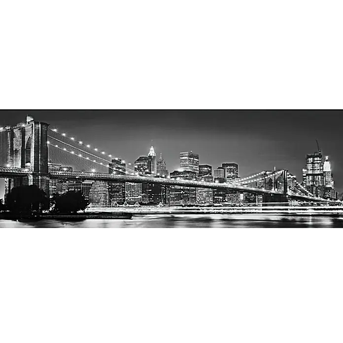 Komar Fototapete Brooklyn Bridge - 4 -tlg., B x H: 368 x 127 cm, Papier - Vorderansicht