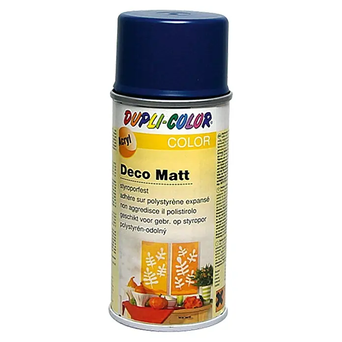 Dupli-Color Color Acrylspuitlak RAL 5003 Saffierblauw - Saffierblauw, 150 ml, Mat - Vooraanzicht