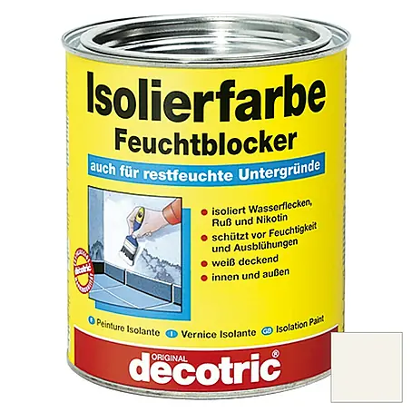 Decotric  Isolierfarbe Feuchtblocker