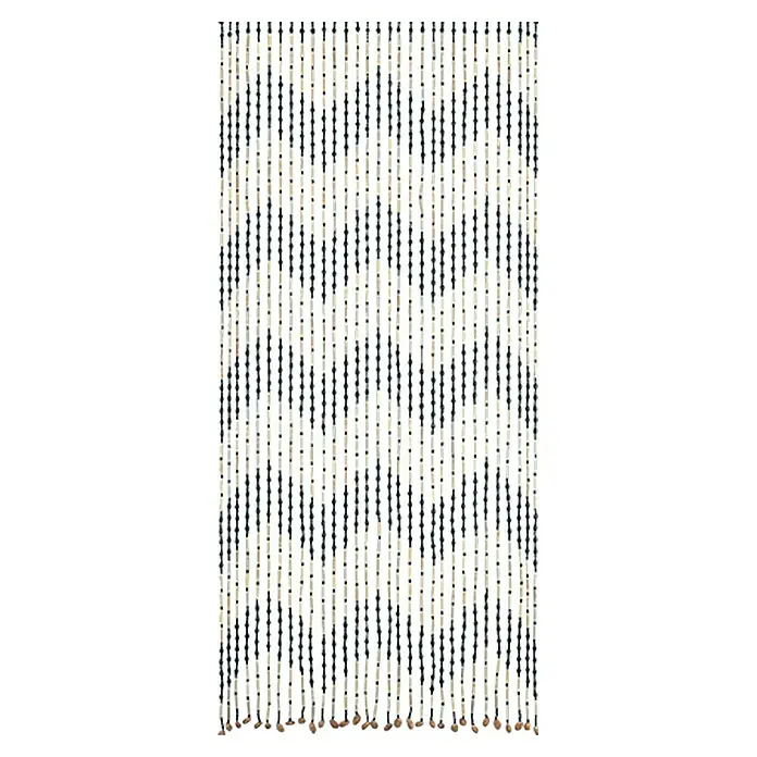Perlenvorhang Mekong - Beige/Braun, 90 x 200 cm - Vorderansicht
