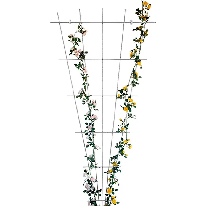 Bellissa Rosenspalier - Silber, B x H: 75 x 150 cm - Stimmungsaufnahme