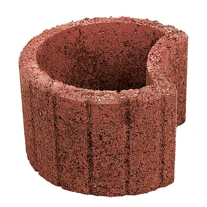 EHL Pflanzstein Stützflor - Braun, 35 x 28 x 20 cm, Beton