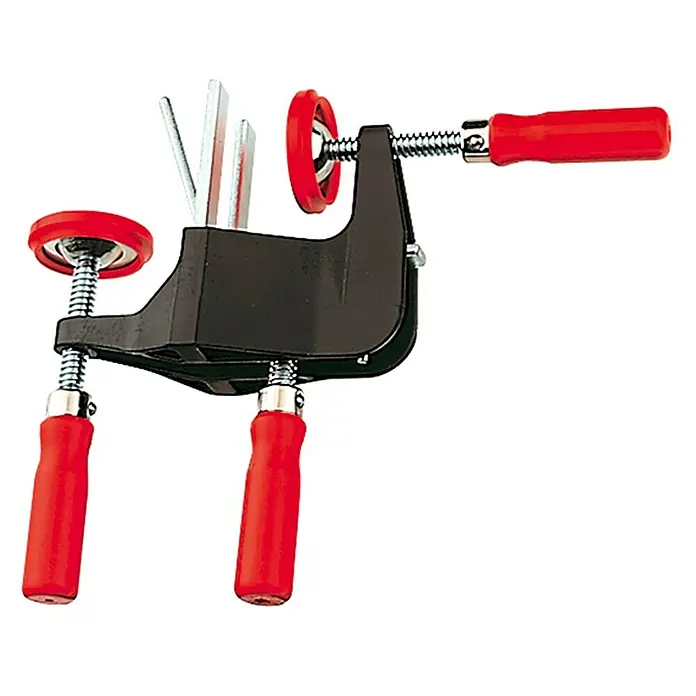 Bessey Richtzwinge TFM - Ausladung: 70 mm, Türfuttermontage - Vorderansicht