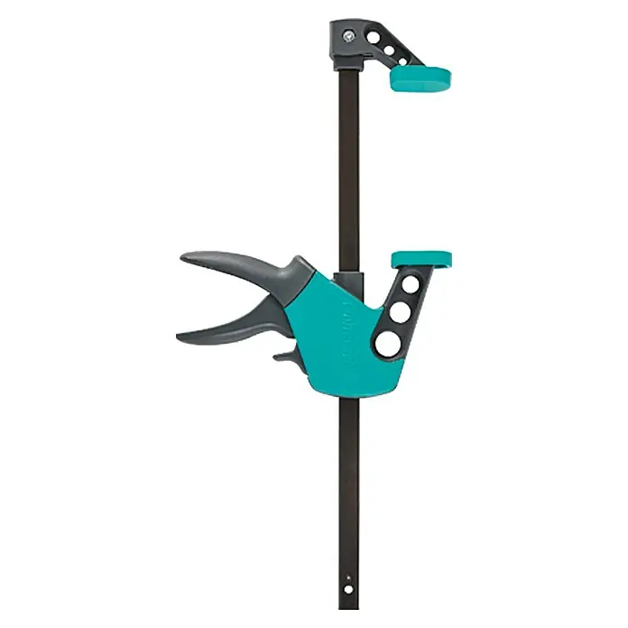 Wolfcraft Jednoručna stega EHZ Easy - Raspon: 300 mm, Stezna snaga: Do 90 kg - Pogled sprijeda