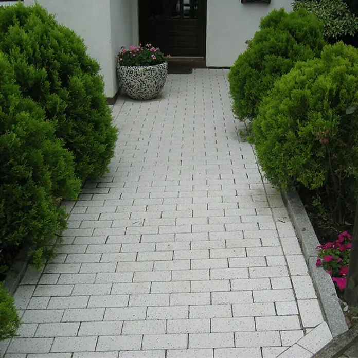 EHL Aquanit Straatsteen - Wit, 20 x 10 x 6 cm, Rechthoekig - Top-down weergave