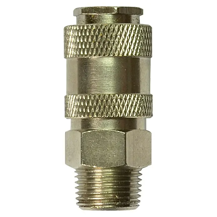 Craftomat Kupplung Universal - ⅜″ (Außengewinde) - Vorderansicht