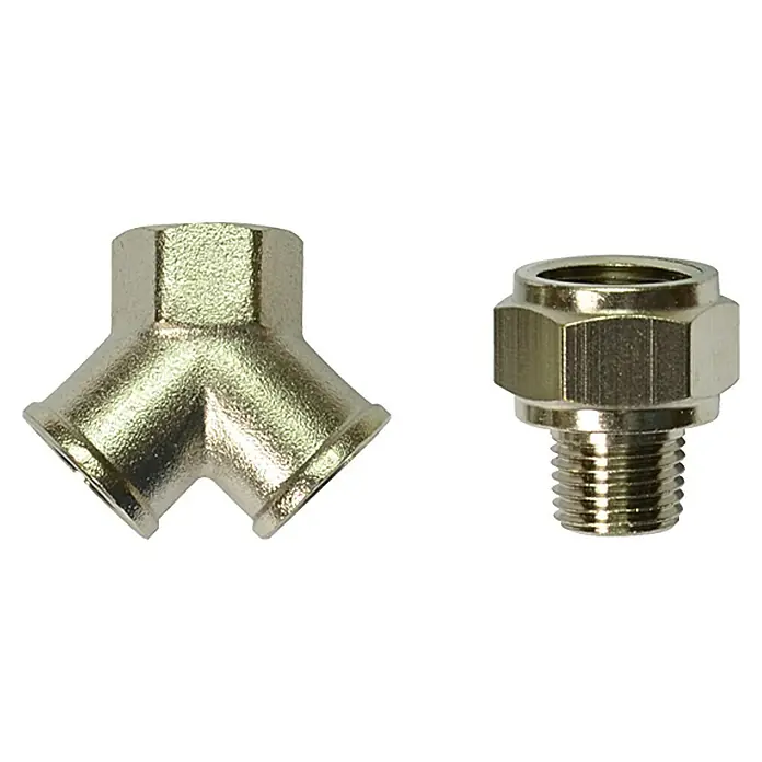 Craftomat Verteiler 2-fach - ½″ (Außengewinde) - Vorderansicht