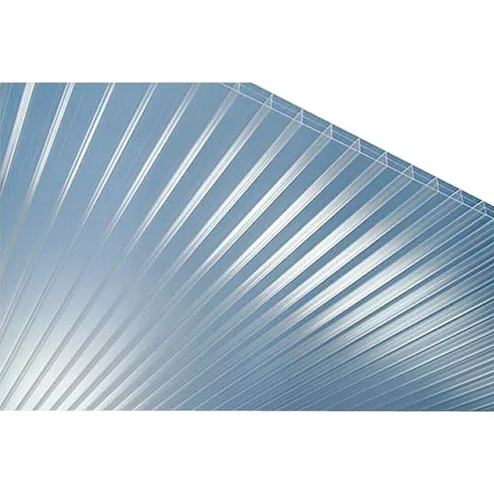 PLEXIGLAS® Acrylglas-Stegplatte - 300 cm x 98 cm x 16 mm, Acrylglas (PMMA), Hagelbeständig - Vorderansicht