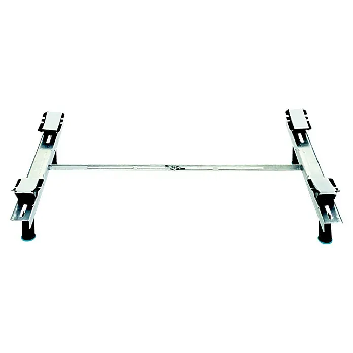Stahlwannenfuß - Wannengröße: Bis 180 x 80 cm, Höhenverstellung: 160 mm - 220 mm - Vorderansicht