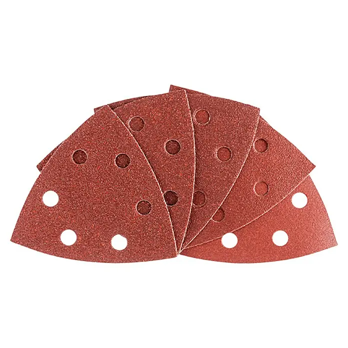 Craftomat Set Delta brusnih listova Set - Duljina: 93 mm, 10 Kom. - Pogled sprijeda