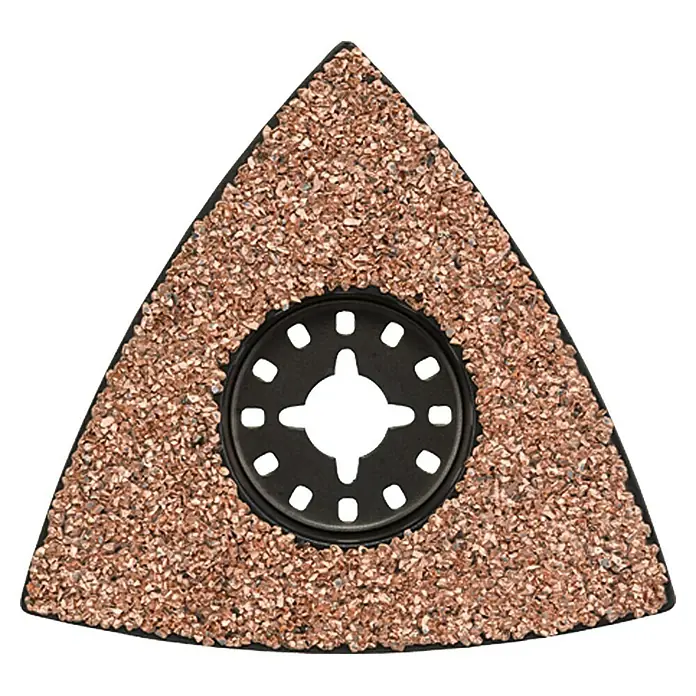 Craftomat Delta brusna ploča - Posipanje tvrdim metalom, 78 x 78 mm - Pogled sprijeda