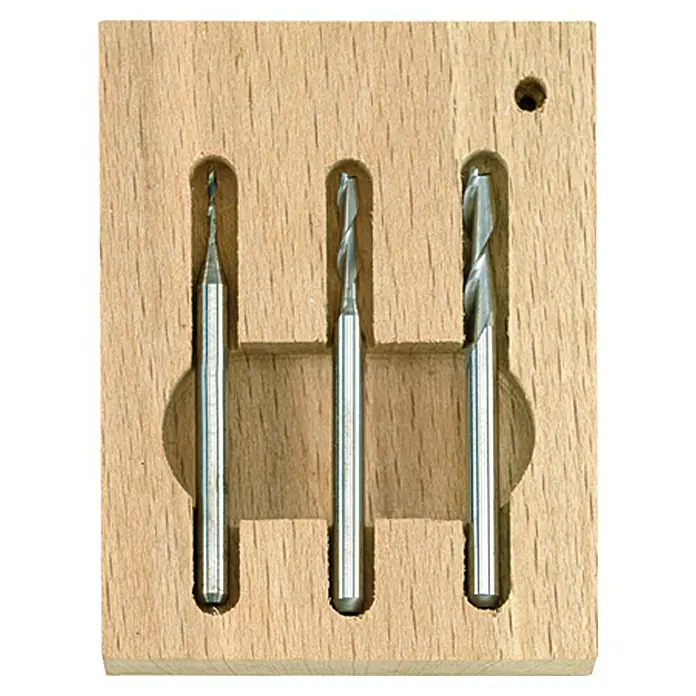 Proxxon Schaftfräser-Set No 27116 - 3 Stk., Voll-Hartmetall - Vorderansicht