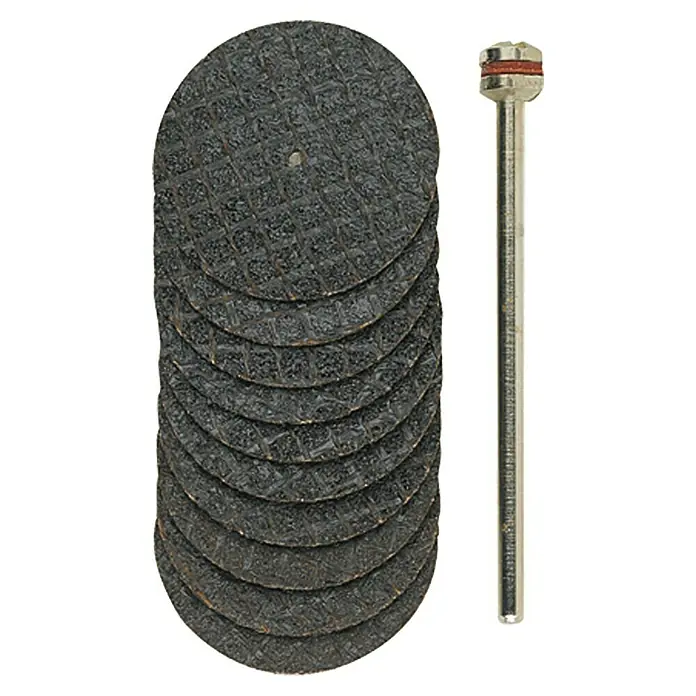 Proxxon Trennscheiben-Set No 28808 - Gewebeverstärkt, 22 mm, 10 Stk. - Vorderansicht