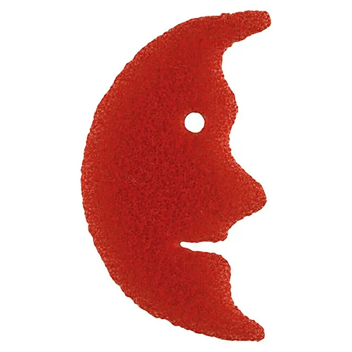Mako Creativ Line Motiv-Stempel mit Handgriff - Halbmond, Schaumstoff - Vorderansicht